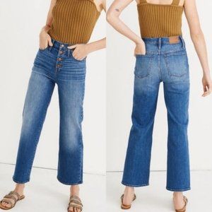 Madewell Slim Wide-Leg Crop Jean Size 27